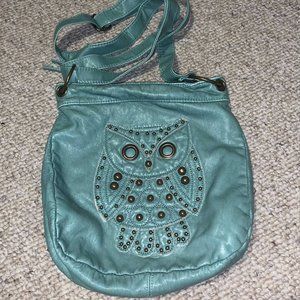 Small Teal Owl Handbag